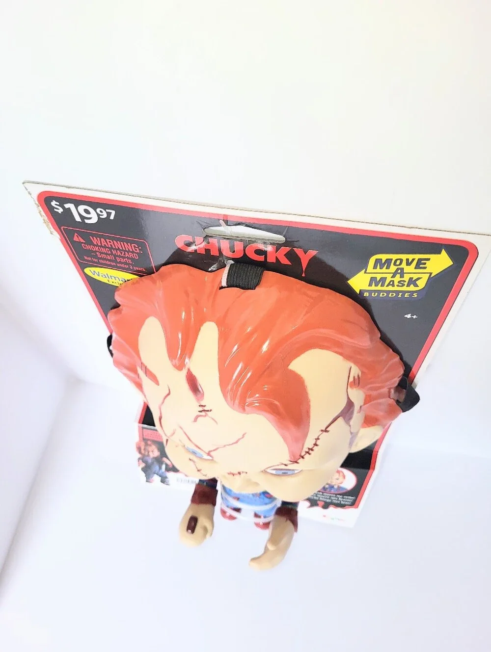 NWT Chucky Mask Move-A-Mask Kid To Adult Halloween Costume Child's Play One Size
